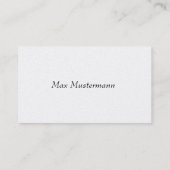 Carte de visite en or (personnalisée) (Dos)