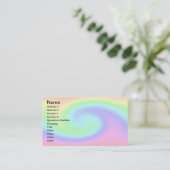 Carte de visite en pastel de vague (Debout devant)