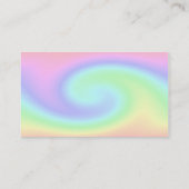 Carte de visite en pastel de vague (Dos)