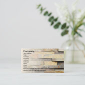 Carte de visite en pierre (Debout devant)