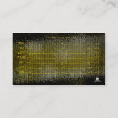 Carte de visite en pierre chaud d'aloès de (Dos)