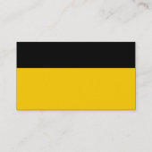 Carte De Visite En-tête couleur - noir et orange (Dos)