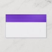 Carte De Visite En-tête texturisé par couleur - violette balayée (Dos)