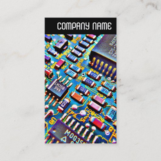 Carte De Visite En-tête V - Belle Circuitrie (Devant)