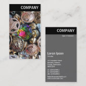 Carte De Visite En-tête V - Bling Marché aux puces (Devant / Derrière)