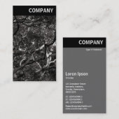 Carte De Visite En-tête V - Branches japonaises 03 (Devant / Derrière)