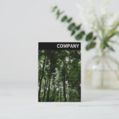 Carte De Visite En-tête V - Canopée en bois 02 (Debout devant)