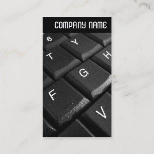 Carte De Visite En-tête V - Clavier Carnet