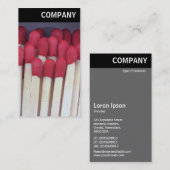 Carte De Visite En-tête V - Correspond à 02 (Devant / Derrière)