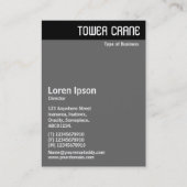 Carte De Visite En-tête V - CRANE DE TOUR (Dos)