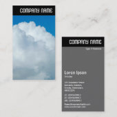 Carte De Visite En-tête V - Cumulonimbus (Devant / Derrière)