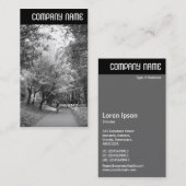 Carte De Visite En-tête V - Cycle Way B&W (Devant / Derrière)