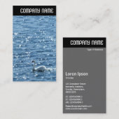 Carte De Visite En-tête V - Cygne (Devant / Derrière)