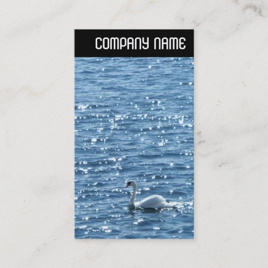 Carte De Visite En-tête V - Cygne (Devant)