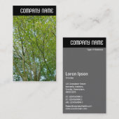 Carte De Visite En-tête V - Érable japonais (Devant / Derrière)