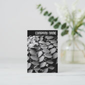 Carte De Visite En-tête V - Feuille (Debout devant)