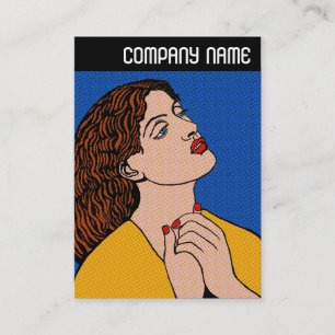 Carte De Visite En-tête V - Grille Pop Pré-Raph