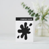 Carte De Visite En-tête V - Image - Big Black Blot (Debout devant)