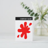 Carte De Visite En-tête V - Image - Big Red Blot (Debout devant)