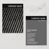 Carte De Visite En-tête V - Image - Conception ondulée (Devant / Derrière)