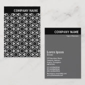 Carte De Visite En-tête V - Image - Motif géométrique (Devant / Derrière)