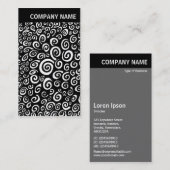 Carte De Visite En-tête V - Image - Spirales (Devant / Derrière)