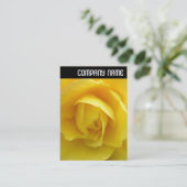 Carte De Visite En-tête V - Lisianthus jaune (Debout devant)