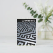 Carte De Visite En-tête V - Maze métallique (Debout devant)