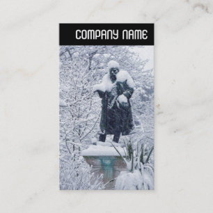 Carte De Visite En-tête V - Neige dans le parc