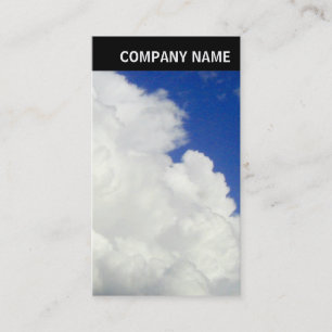Carte De Visite En-tête V - Photo - Nuages cumulés