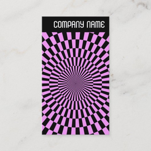 Carte De Visite En-tête V - Photo - Op Art 010 (Devant)