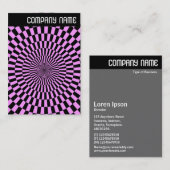 Carte De Visite En-tête V - Photo - Op Art 010 (Devant / Derrière)
