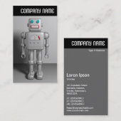 Carte De Visite En-tête V - Robot (Devant / Derrière)
