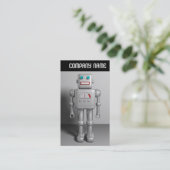 Carte De Visite En-tête V - Robot (Debout devant)
