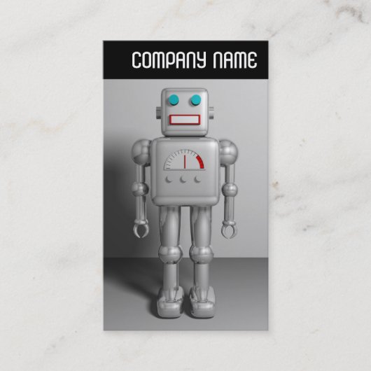 Carte De Visite En-tête V - Robot (Devant)