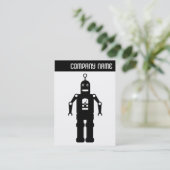 Carte De Visite En-tête V - Robot convivial (Debout devant)