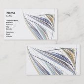 Carte de visite en verre de vin (Devant / Derrière)