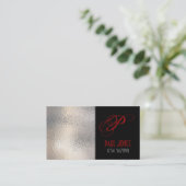 Carte de visite en verre givré (Debout devant)