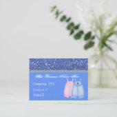 Carte de visite en verre pour bébés (Debout devant)