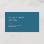 Carte De Visite Enchanted Night Landscape Gold Rose Floral Palace (Dos)