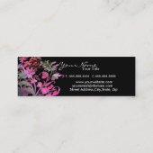Carte de visite Enchanteur de fleurs (Dos)