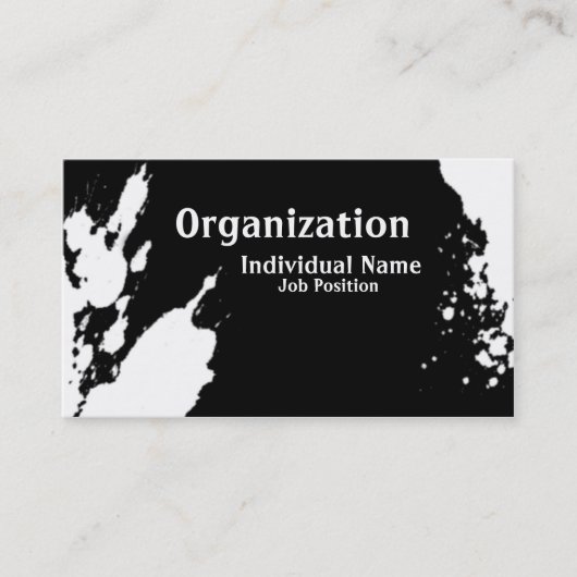 Carte De Visite Encre Artsy (Devant)