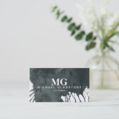 Carte De Visite Encre de monogramme (Debout devant)