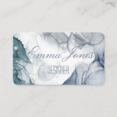 Carte De Visite Encre élégante (Devant)