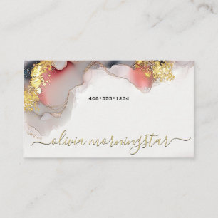 Carte De Visite Encre Liquide Ultra Alcohol Rose Rougeoyant