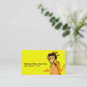 Carte De Visite encre singe (Debout devant)