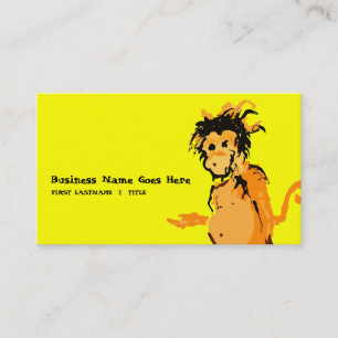 Carte De Visite encre singe