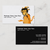 Carte De Visite encre singe (Devant / Derrière)