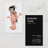 Carte De Visite encre singe (Devant / Derrière)