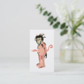 Carte De Visite encre singe (Debout devant)